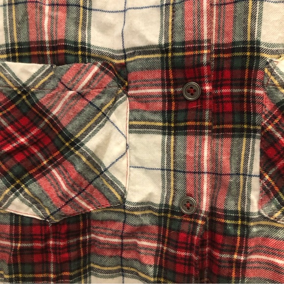 Dressbarn plaid soft flannel long sleeve button up shirt SZ M - Picture 4 of 10